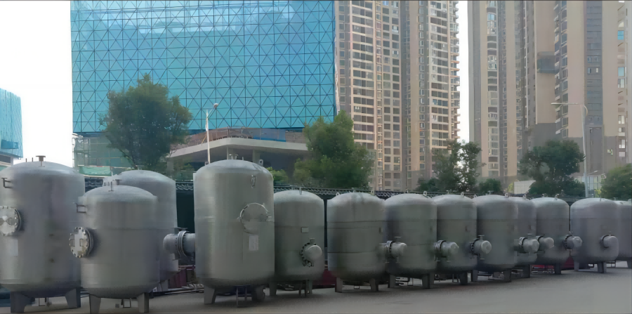 北辰A3國薈酒店換熱機組安裝現場